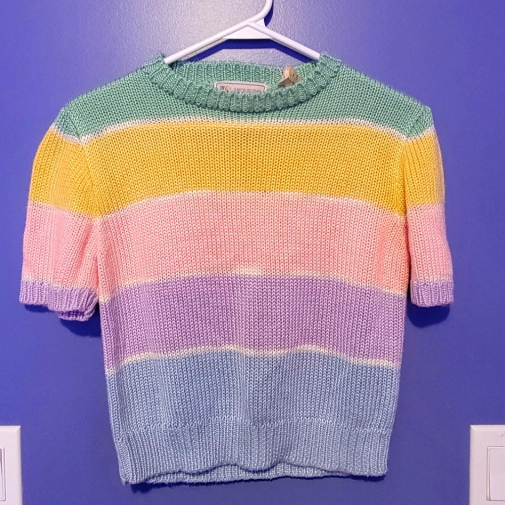 Kids Rainbow Vintage Top
